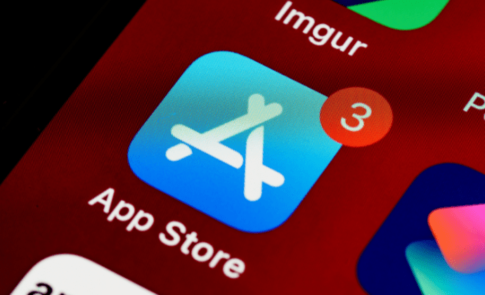 Appstore logo on mobile